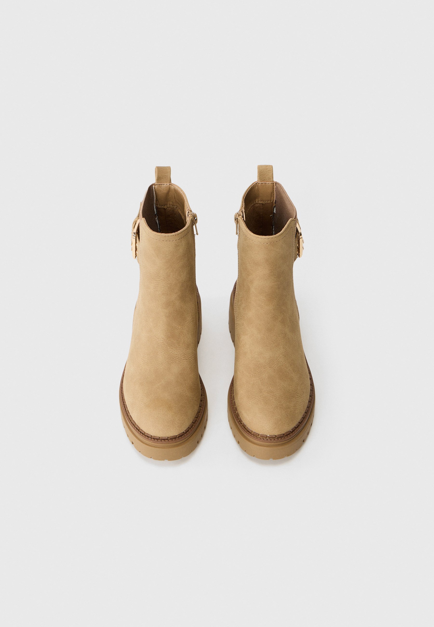 Anna Field Wide Fit Classic enkellaarsjes - beige