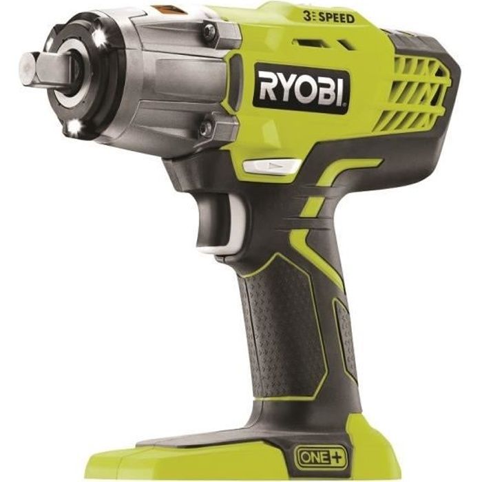 RYOBI - Boulonneuse à chocs 18V ONE+ - 3 modes : 180/240/400 Nm - emmanchement carré 1/2