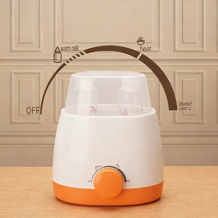 Calientabiberones - Esterilizador de biberones - Calientabiberones 2 en 1 - Control preciso de la temperatura - Calienta rápidamente