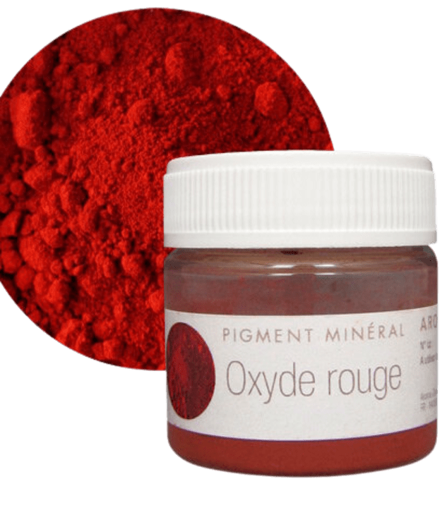Oxyde minéral rouge
