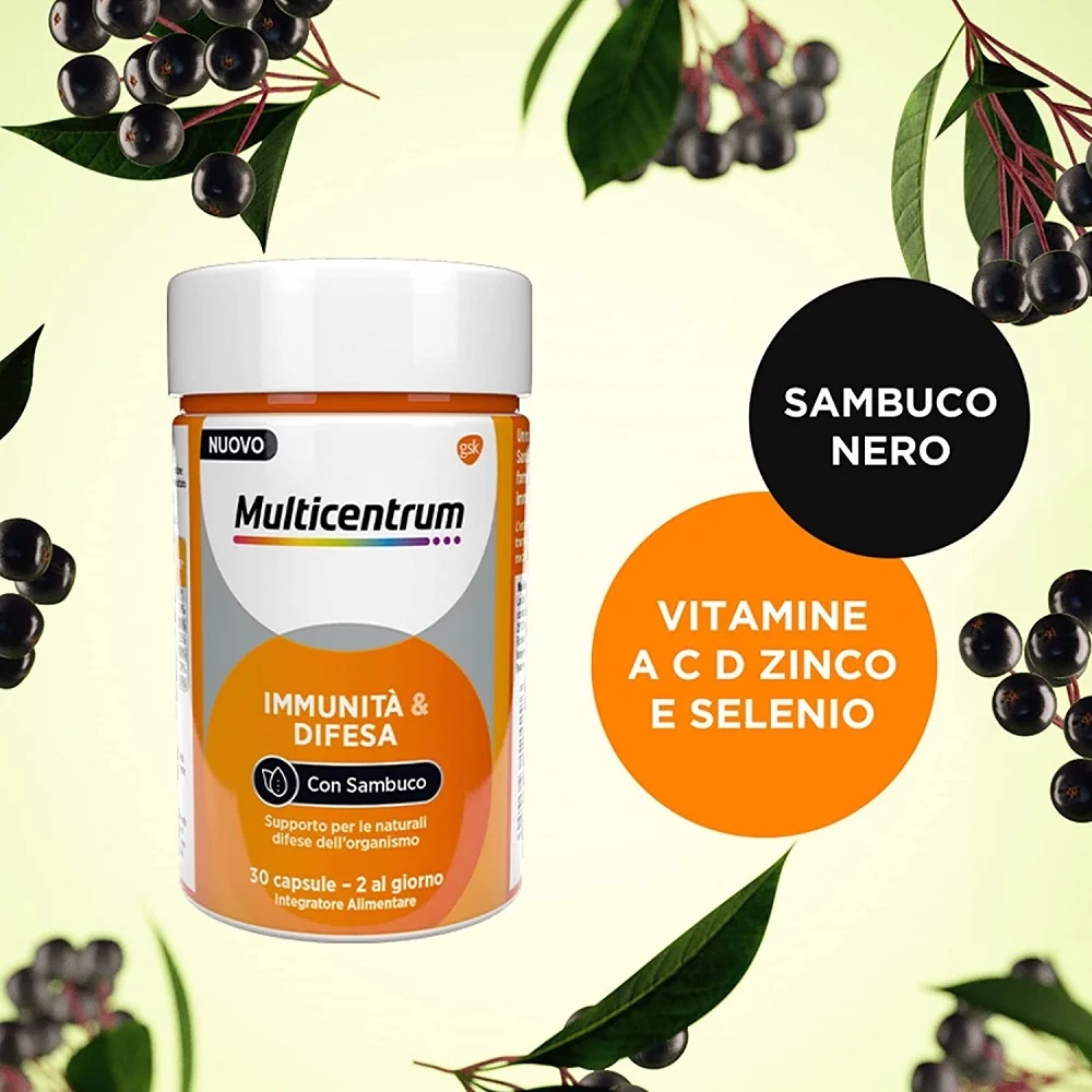 MULTICENTRUM Multicentrum Immuniteit en Afweer 30 capsules Gezondheid van het immuunsysteem
