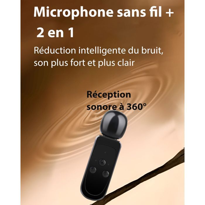 Caméra Sport 5K 30FPS 64Go, étanche 40M avec WiFi,écran Double, 2 Batteries, Accessoires Inclus, pour Les Aventures en Plein air