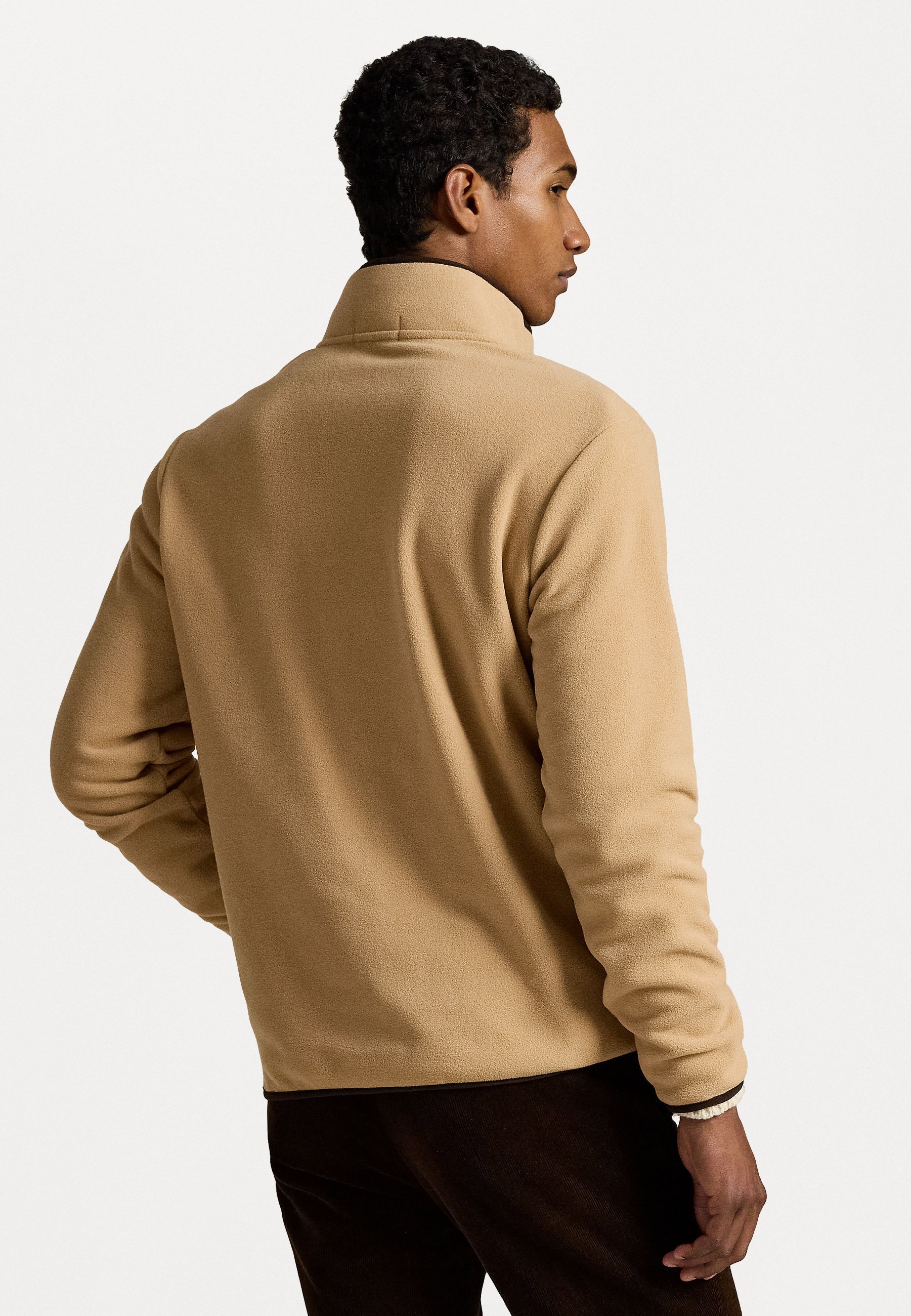 Polo Ralph Lauren POLO BEAR BRUSHED FLEECE PULLOVER - Maglione in pile - cammello classico