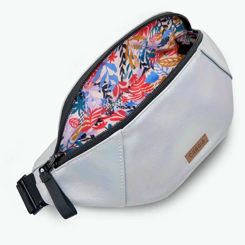 Cabaia Large silver Rennes fanny pack