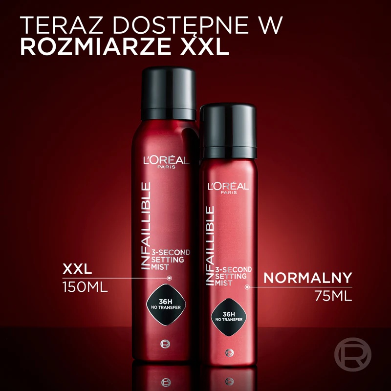 L'Oréal Paris Infaillible 36H grima fiksācijas sprejs