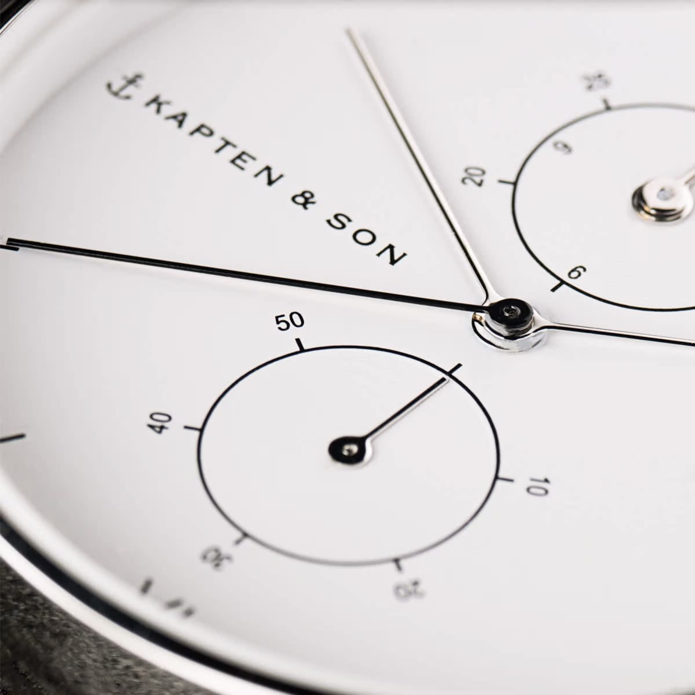 Acier bicolore argenté Chrono