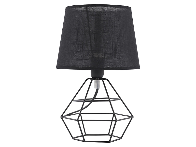 Lampa stołowa Diamondow metalowa czarna