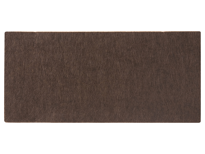 Podkładka filcowa pod meble 12x26 cm brązowa