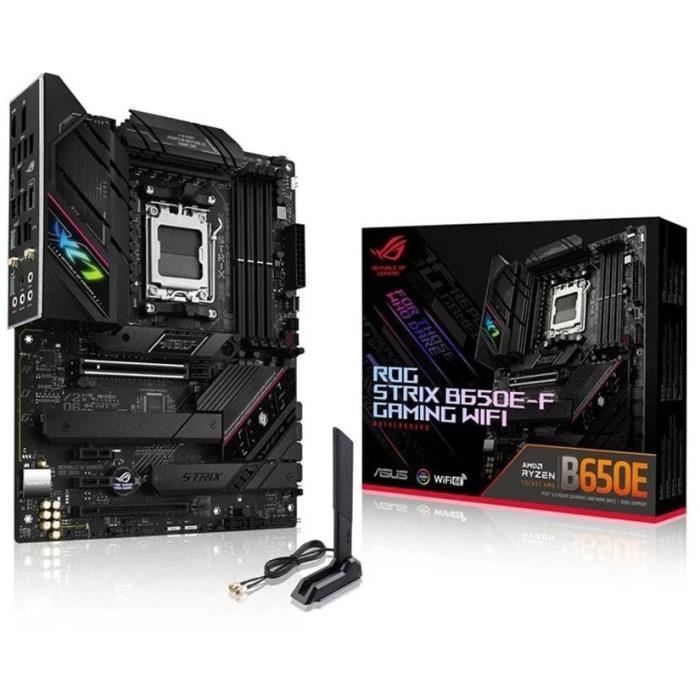 Motherboard - ASUS - ROG STRIX B650E-F GAMING WIFI - AMD B650 - AM5 ATX Socket