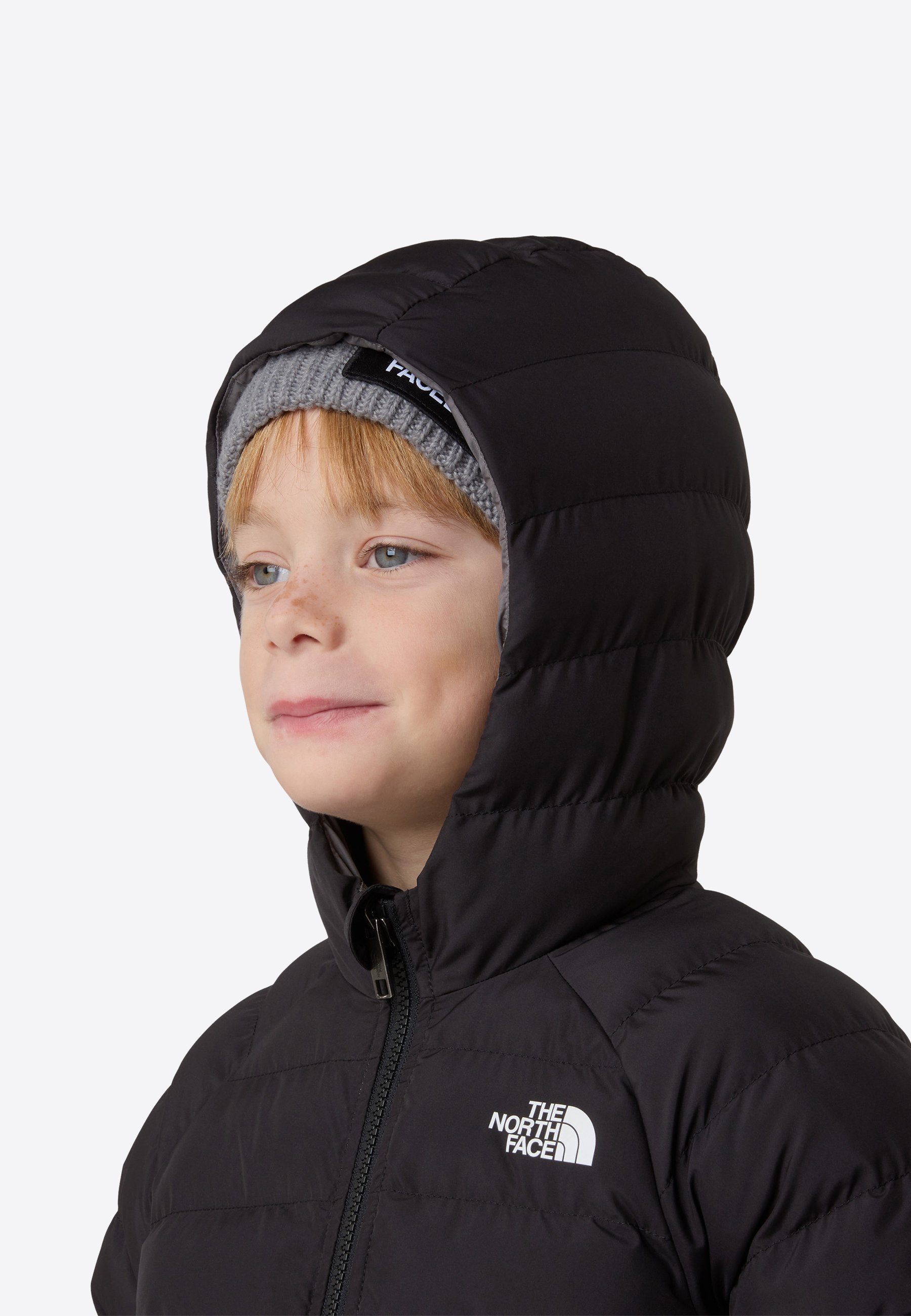 The North Face KID REVERSIBLE PERRITA HOODED JACKET - Winterjas - tnf black smoked pearl