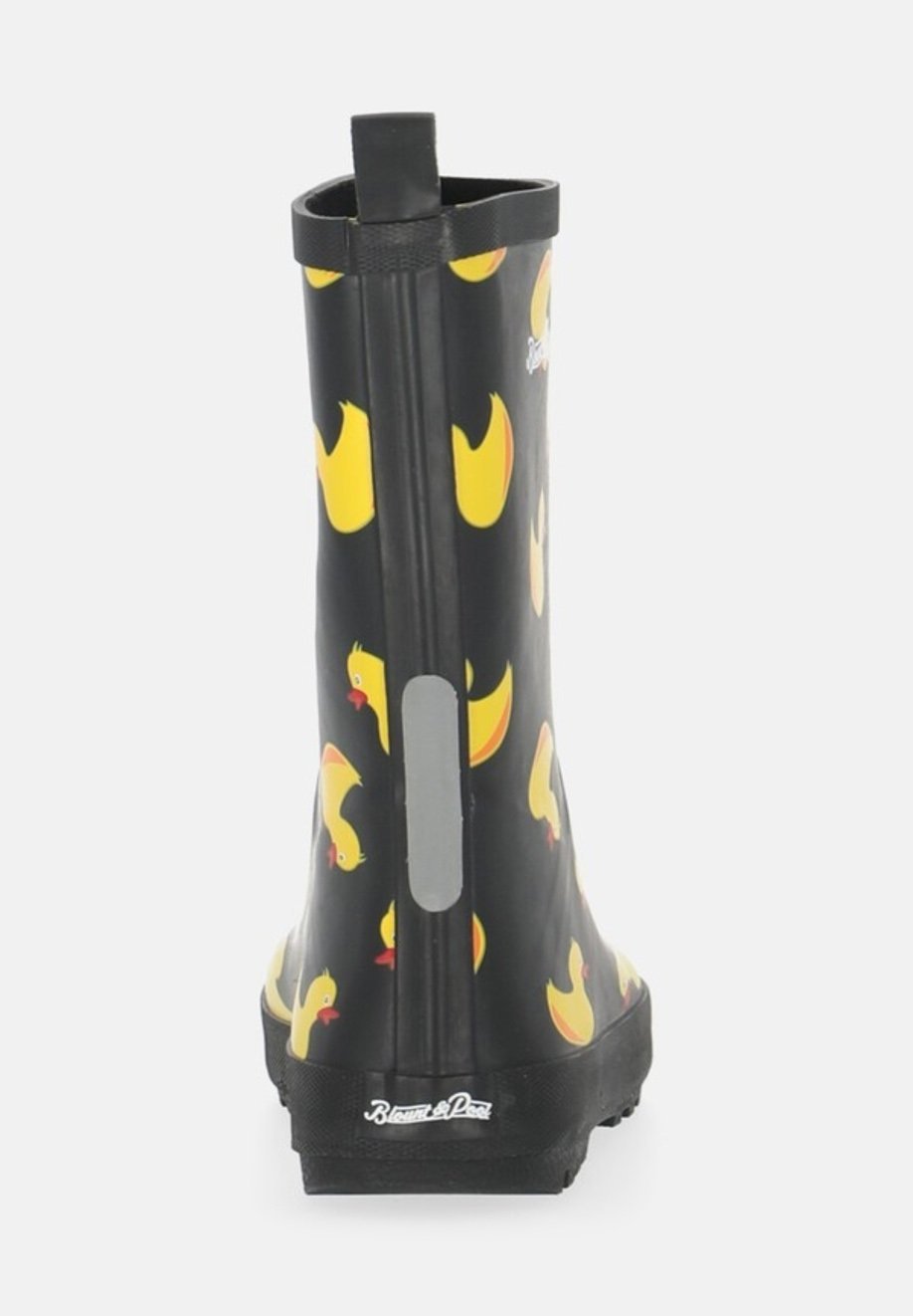 Blount & Pool DUCKLING - Wellies - anatra nera e gialla