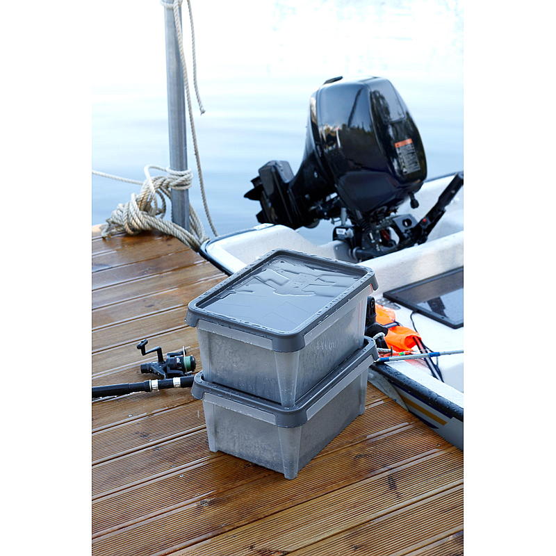 Caja de almacenamiento Smartstore™ con tapa, 33 litros, para uso en seco, L50 x W40 x H27 cm