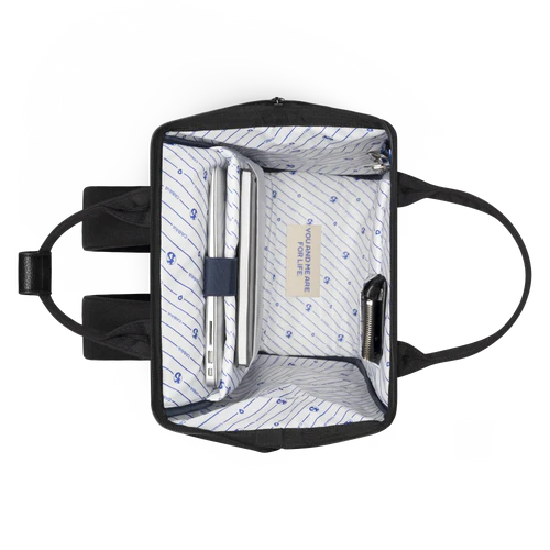 Cabaia Adventurer Großer Berlin Rucksack, Schwarz
