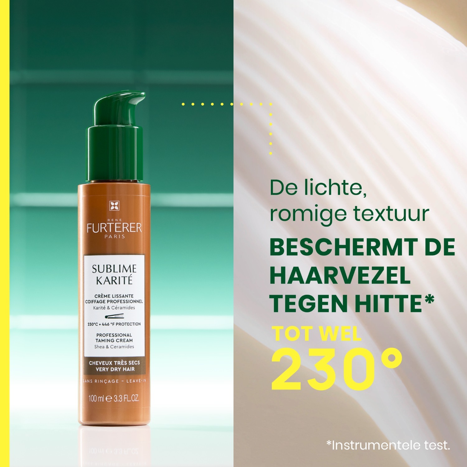 René Furterer Matu krēms Sublime Karité Professional Taming Cream - 100 ml