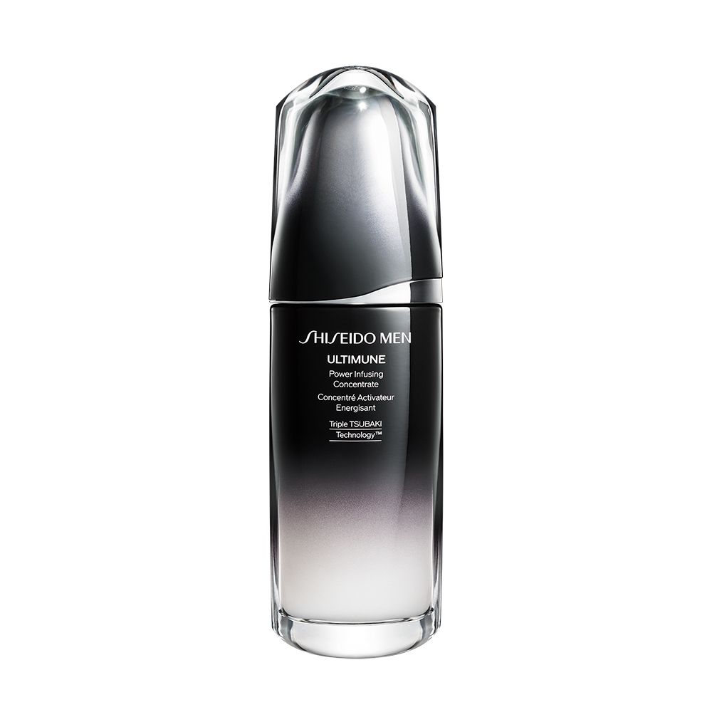 Shiseido vīriešu pretnovecošanās serums Ultimune Power Infusing Concentrate Luksusa līdzeklis pret grumbām un novecošanos