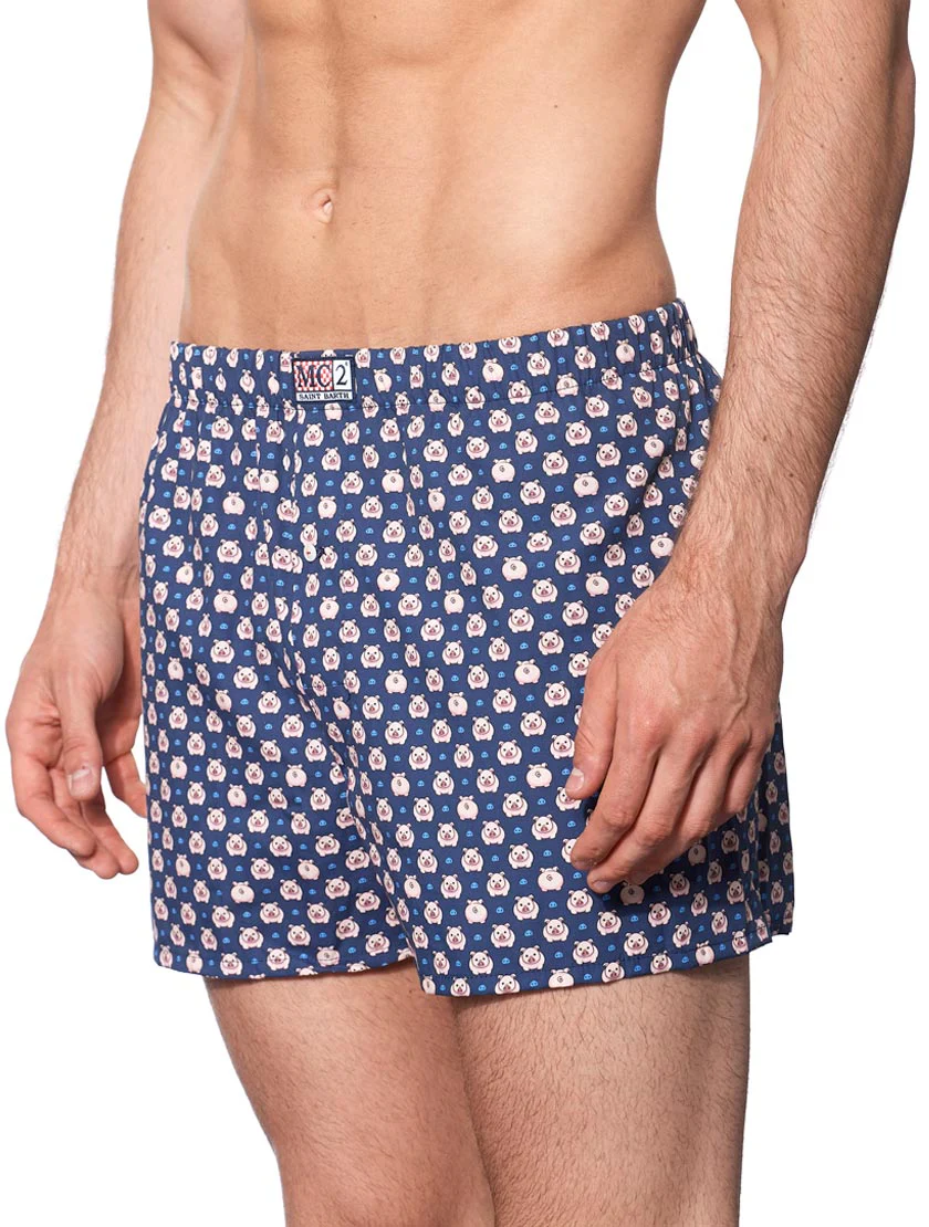 Boxershorts van het merk Piggy (herenprint)