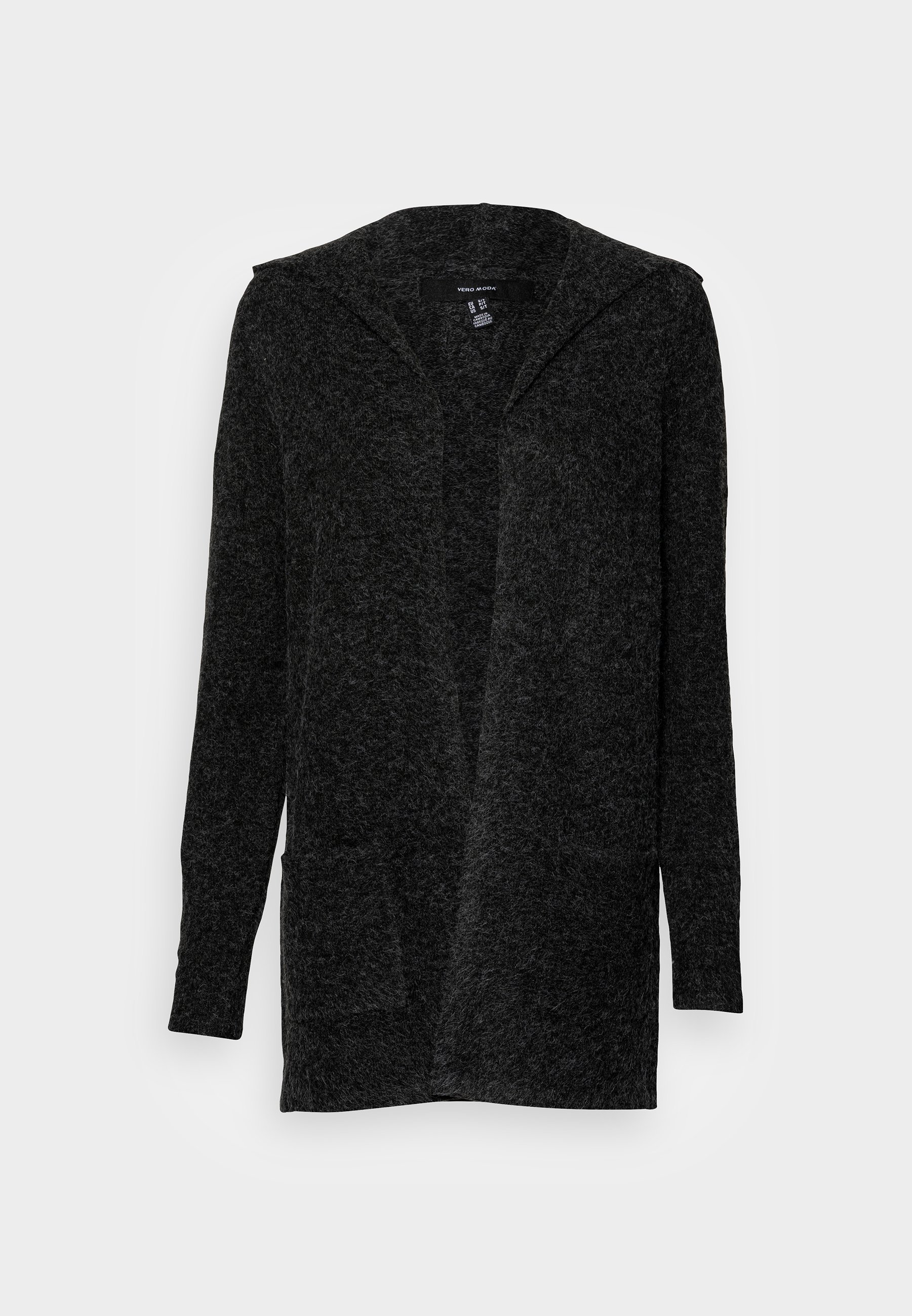 Vero Moda Tall VMDOFFY OPEN HOOD CARDIGAN - Cardigan - zwart