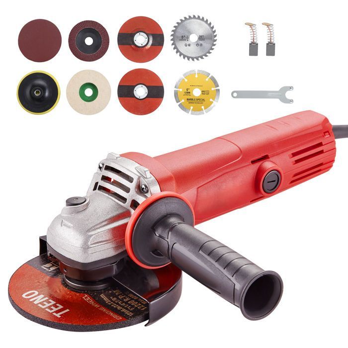 Angle Grinder - TEENO - Angle Grinder - 1000W - 125 mm - 12000 rpm