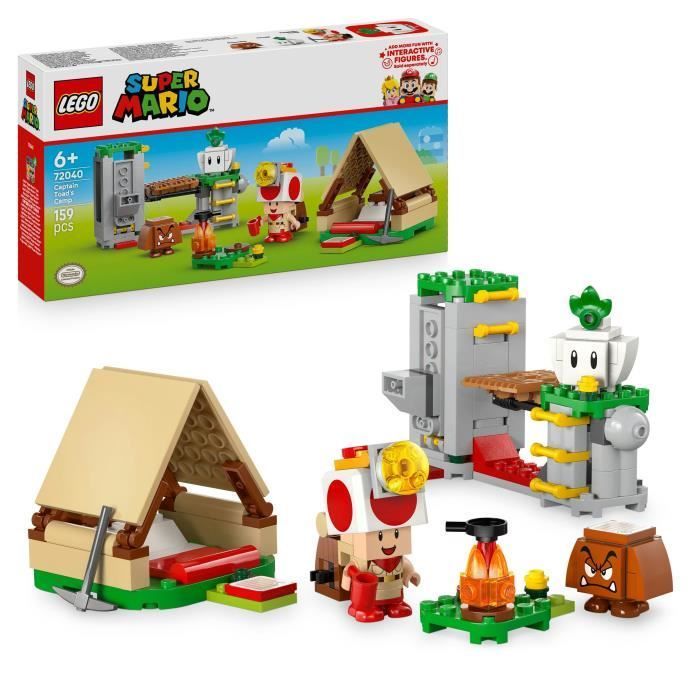 LEGO Super Mario 72040 Kaptein Paddes leir - Byggeleke for alderen 6+