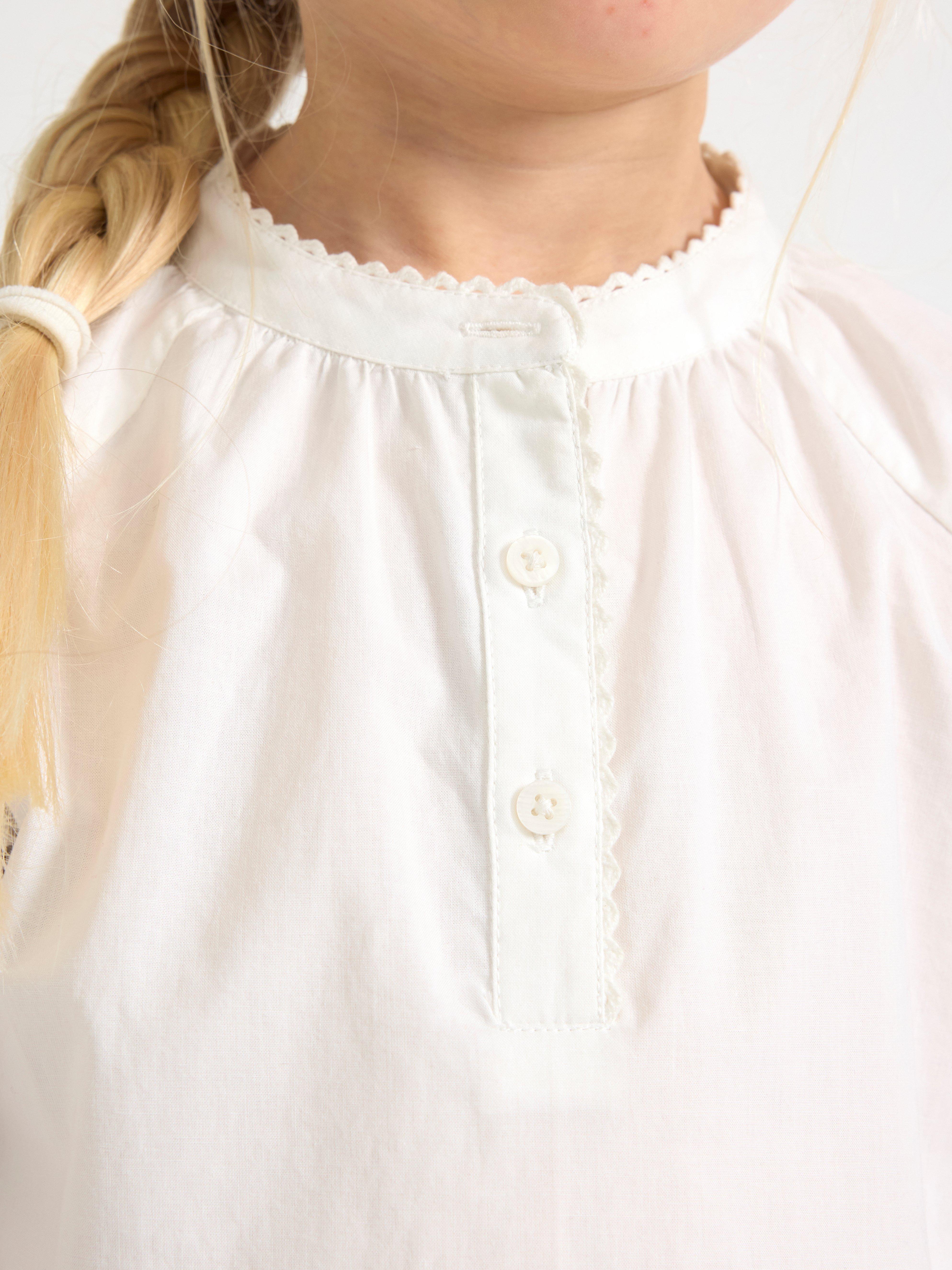 Bomullsblus White