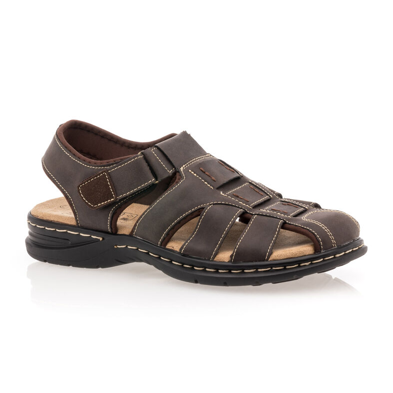 Bruine sandalen/open teenschoenen voor heren