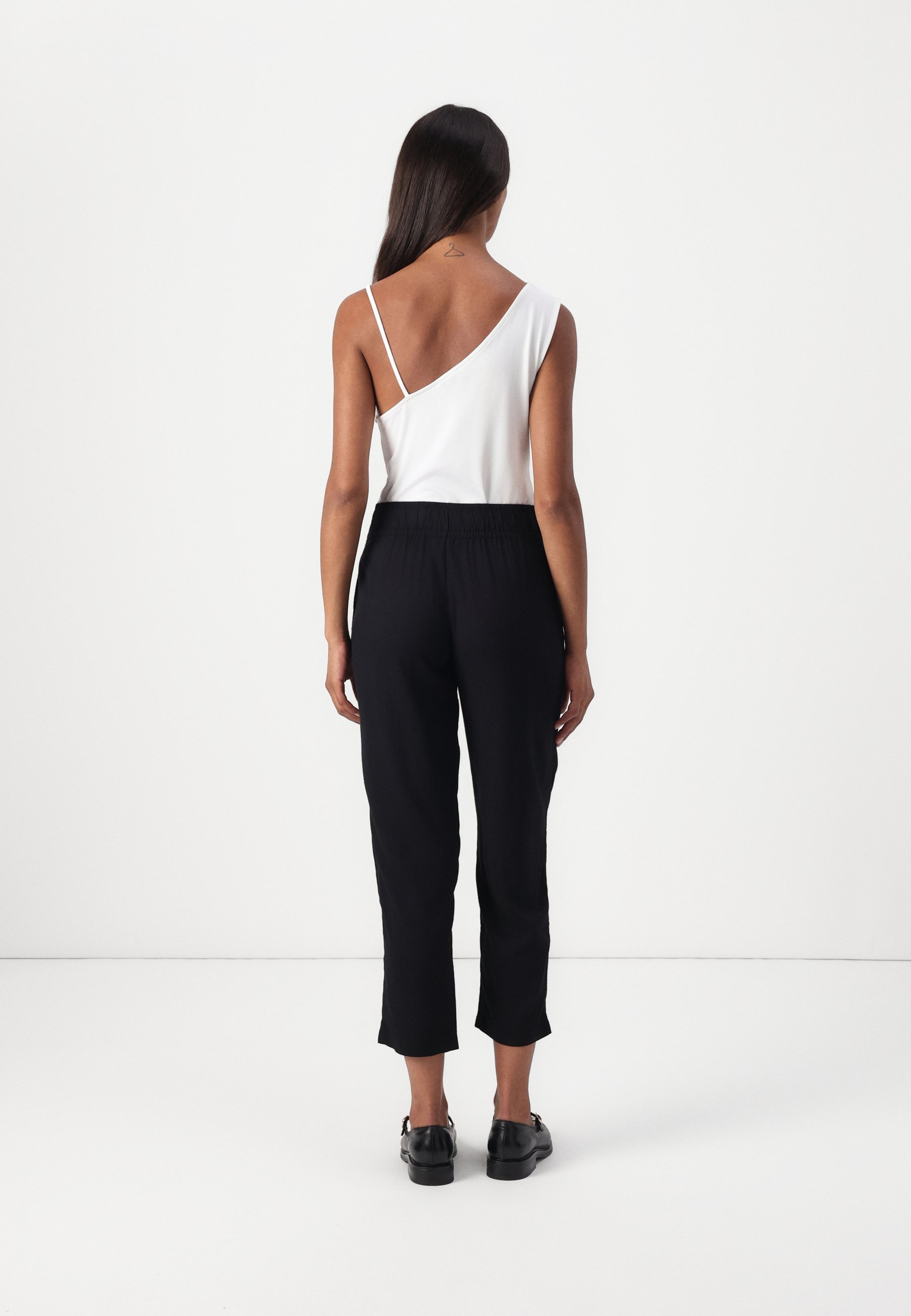 TOM TAILOR LOOSE FIT - Pantaloni - black