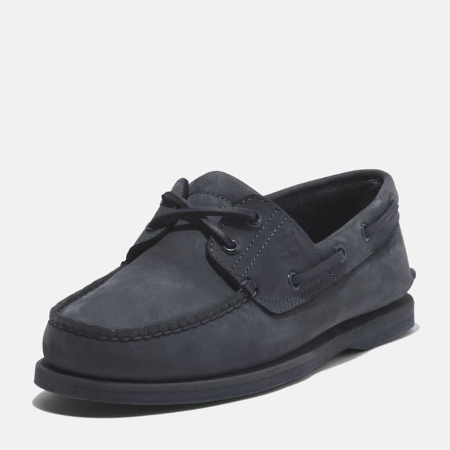 Scarpa da Barca in Pelle Classic da Uomo in blu                scuro