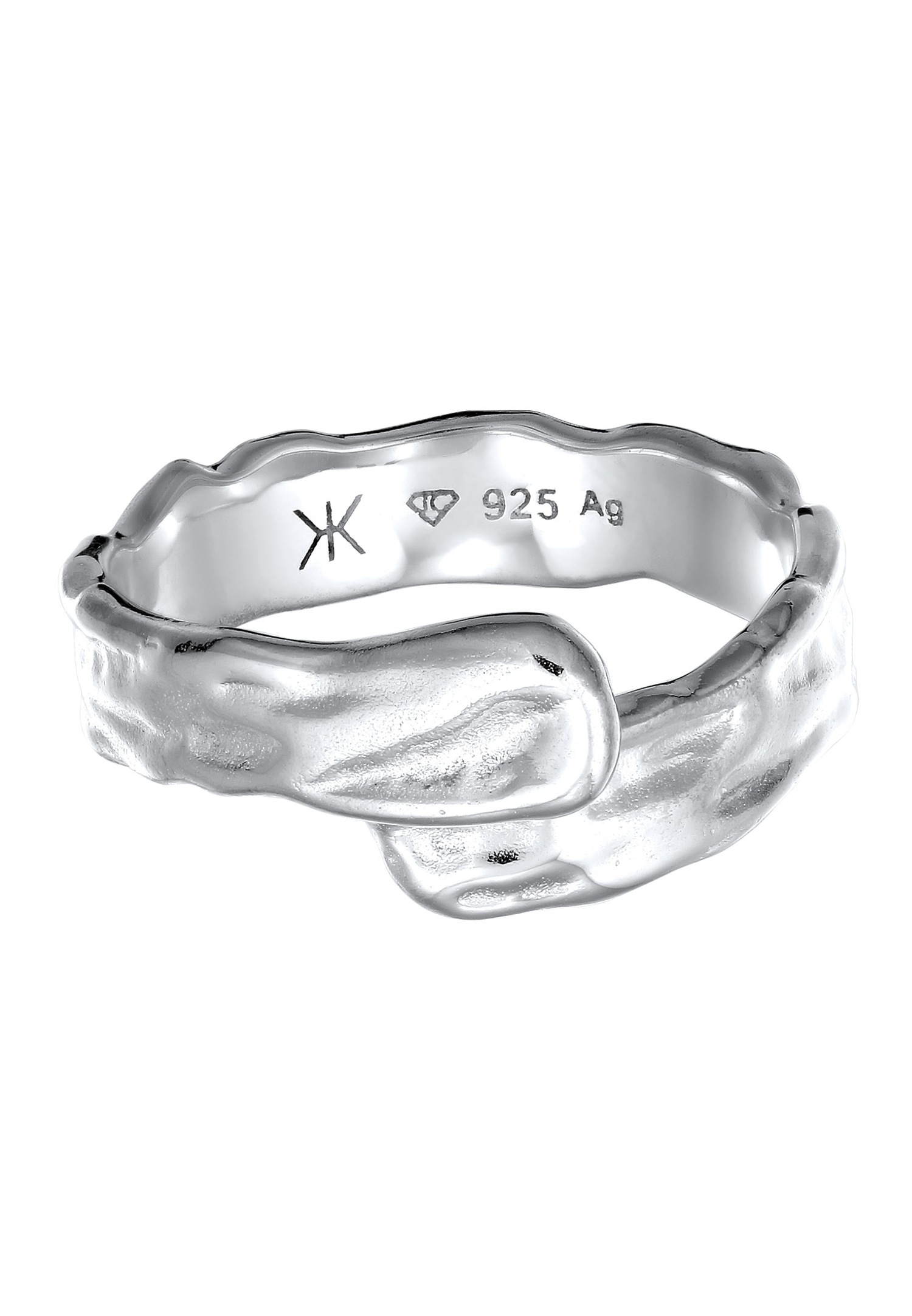 KUZZOI Kuzzoi Bague Homme Organique Argent Sterling 925