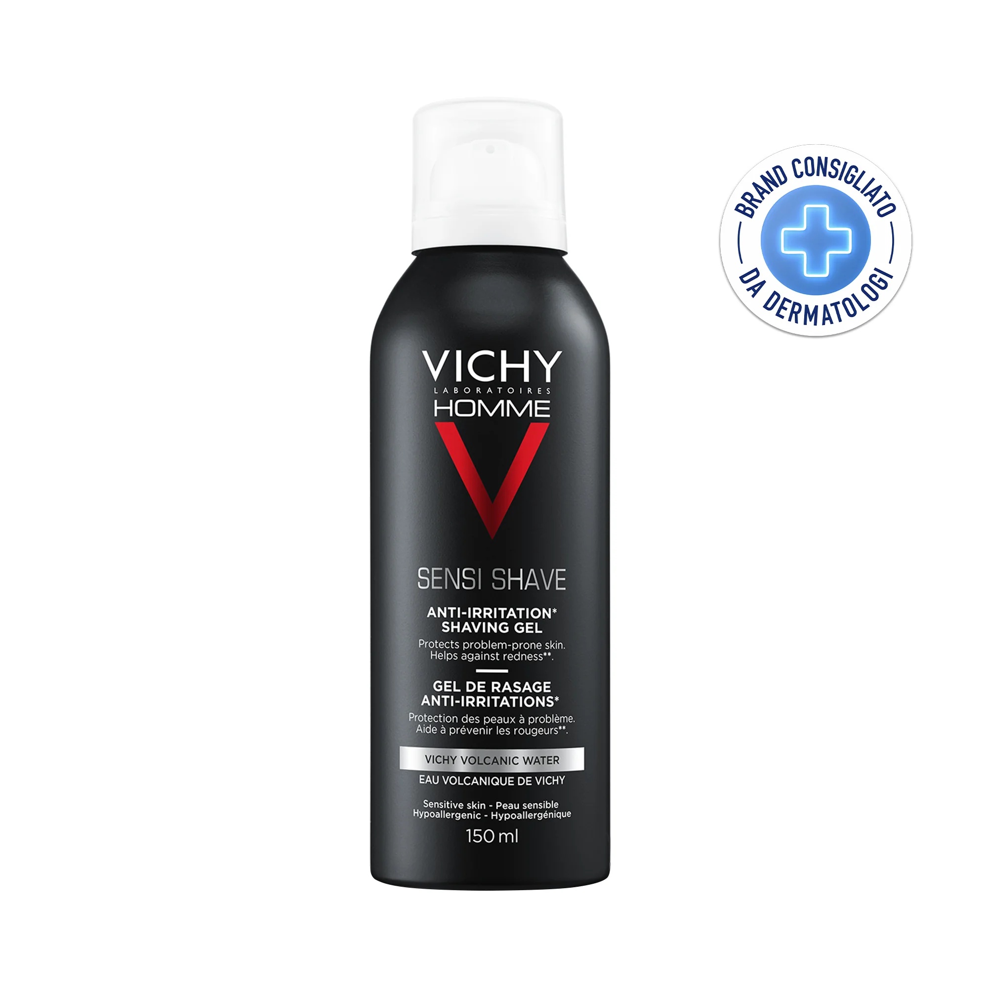 VICHY Vichy Homme Anti-Irritation Scheerschuim voor de Gevoelige Huid 200 ml