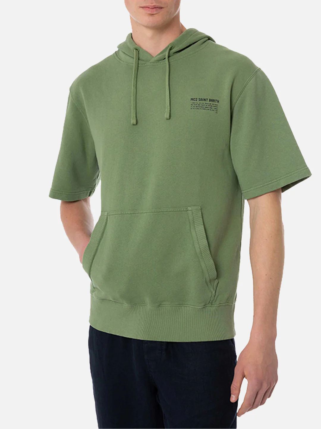 Sweatshirt met korte mouwen voor heren