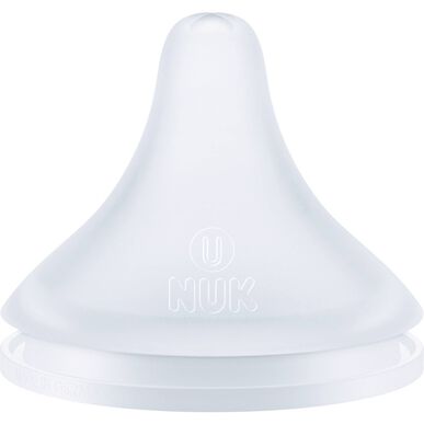 Nuk Perfect Match Silicone U 6M pehmeä ja joustava suutin 2 kpl 2 kpl
