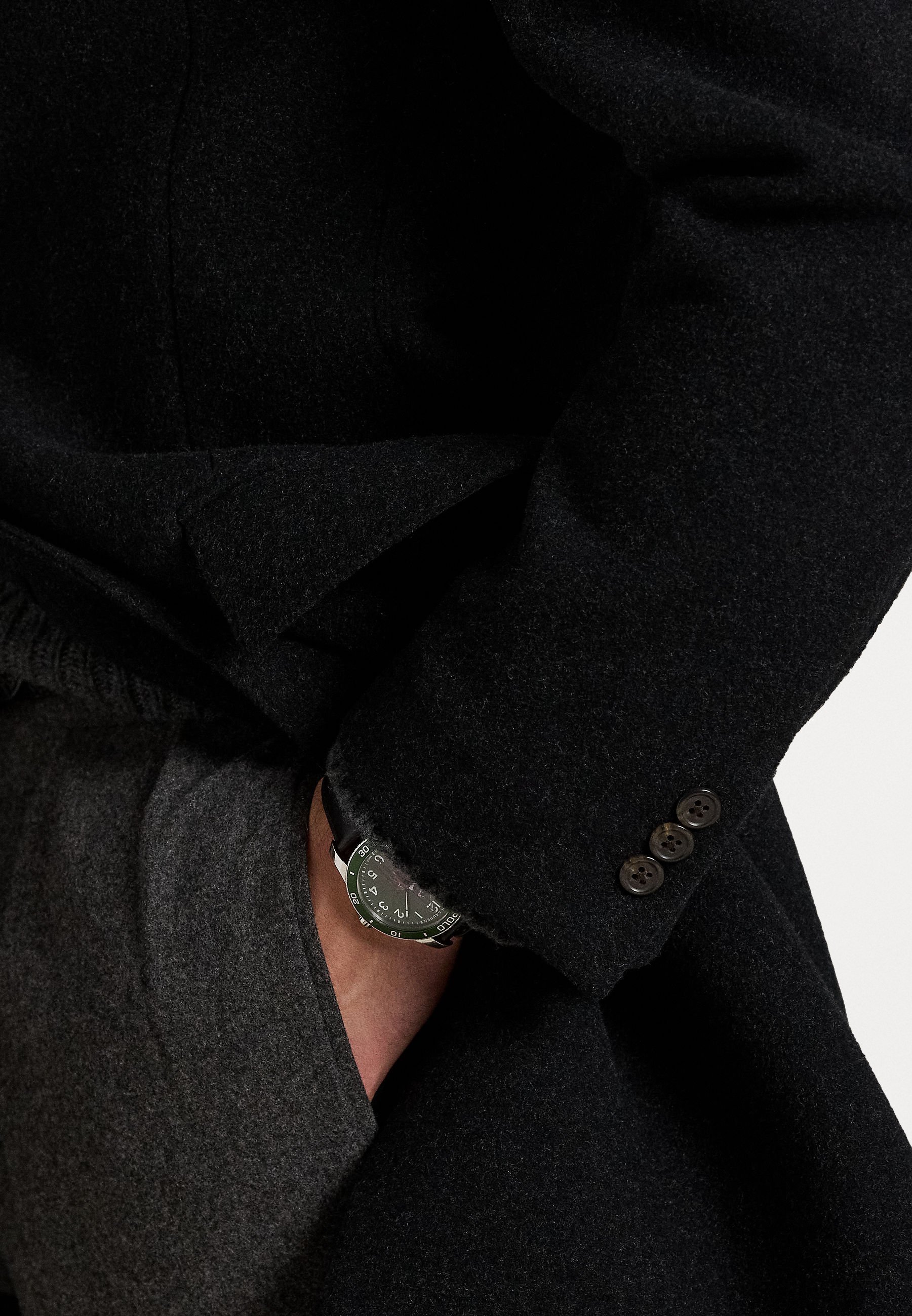 Cappotto classico Polo Ralph Lauren TAILORED MELTON - Grigio antracite
