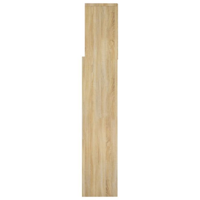cabecero de armario vidaXL Sonoma Oak 160x19x103,5 cm 811874