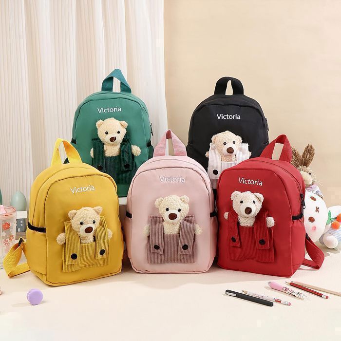 Sac à Dos Enfant Personnalisé , Dos Enfant ,pour École Maternelle Crèche Garderie Primaire Imperméable Réglable Dos Enfant