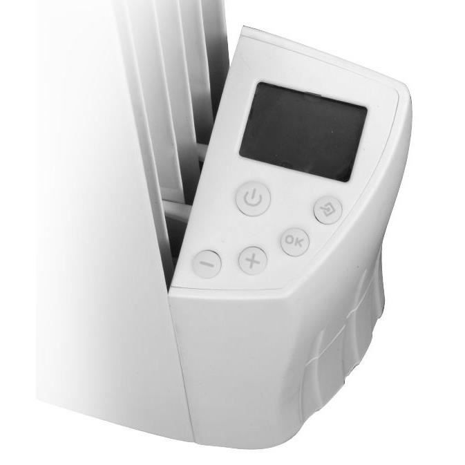 Elektrische radiator met vloeistofvulling - 1200W - WARM TECH - 230V - Tot 50m³ - Wit