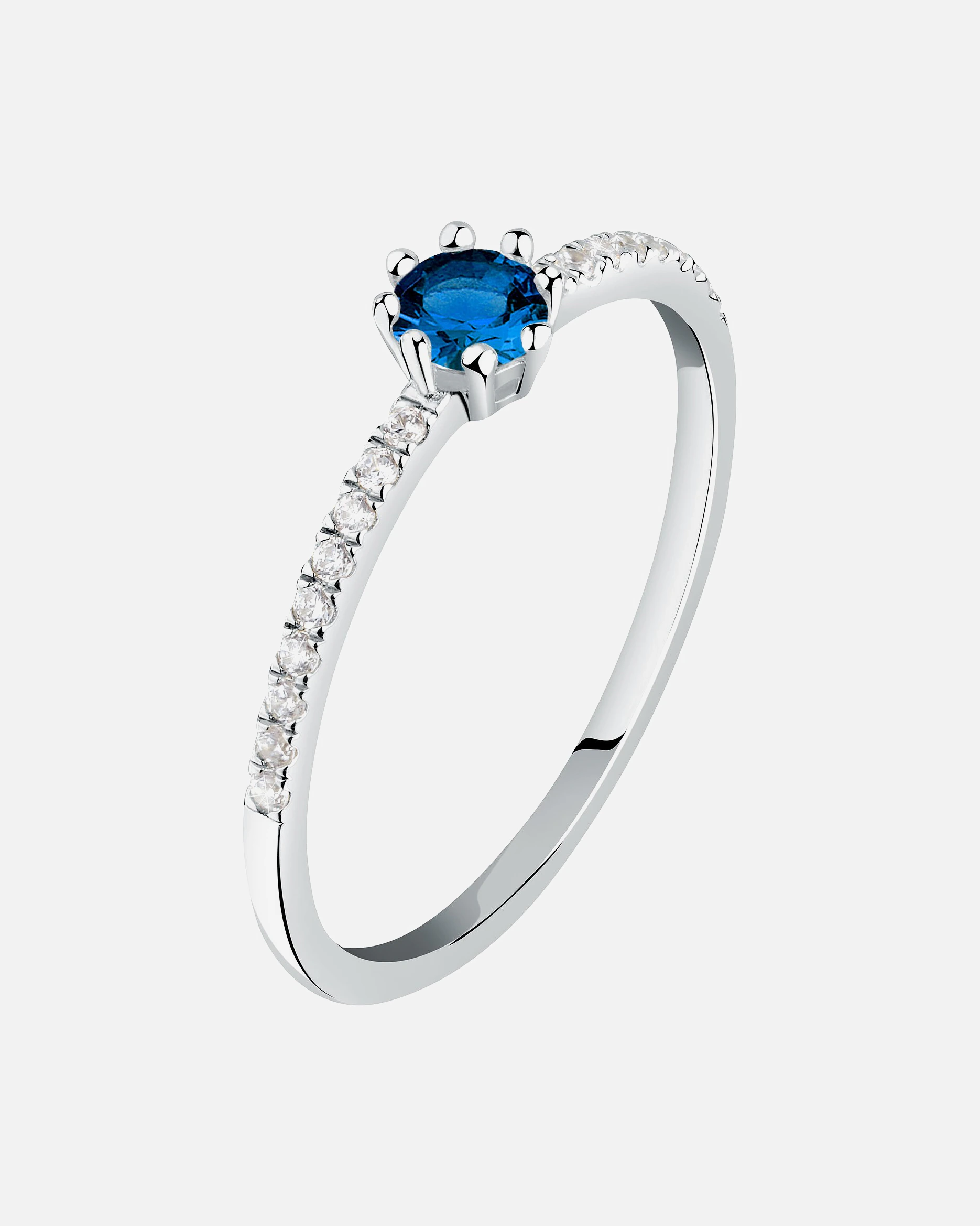 Live Diamond Bagues bleu, or blanc