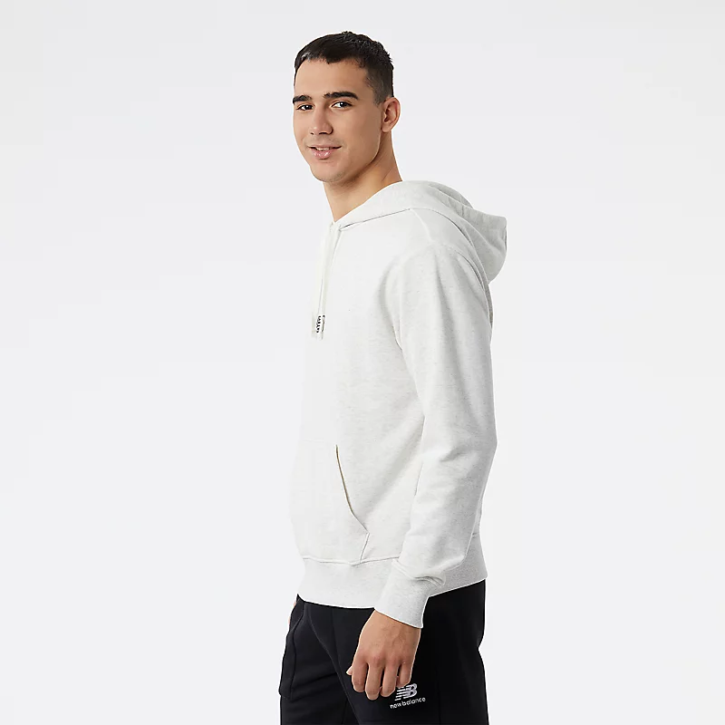 Men's NB Essentials Fleece Hoodie - SEA SALT HEATHER