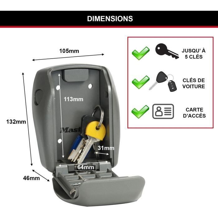 Cofre seguro para chaves - MASTER LOCK - 5415EURD - Produto certificado - Select Access. Compartilhe suas chaves com segurança.