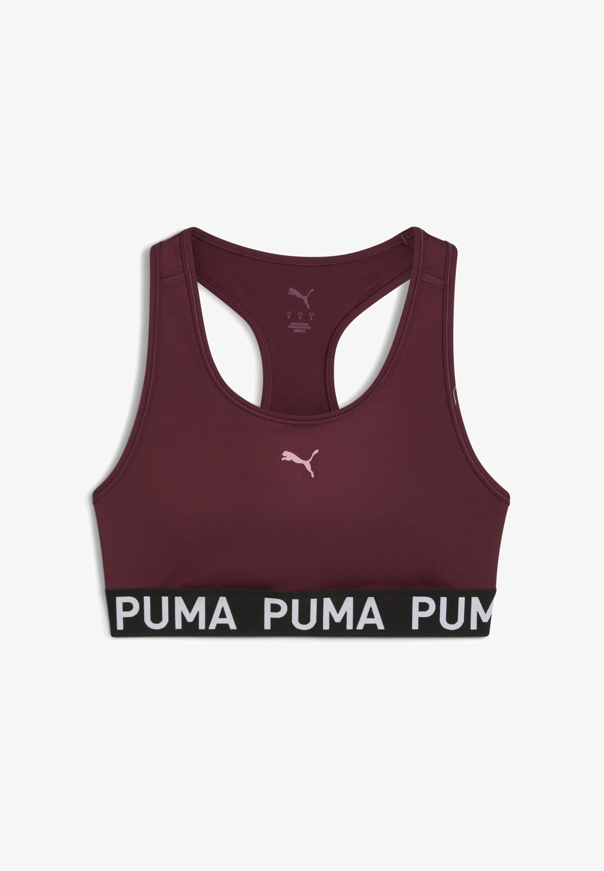 Puma KEEPS ELASTIC - Sportovní podprsenka se střední oporou - rubínový třpyt