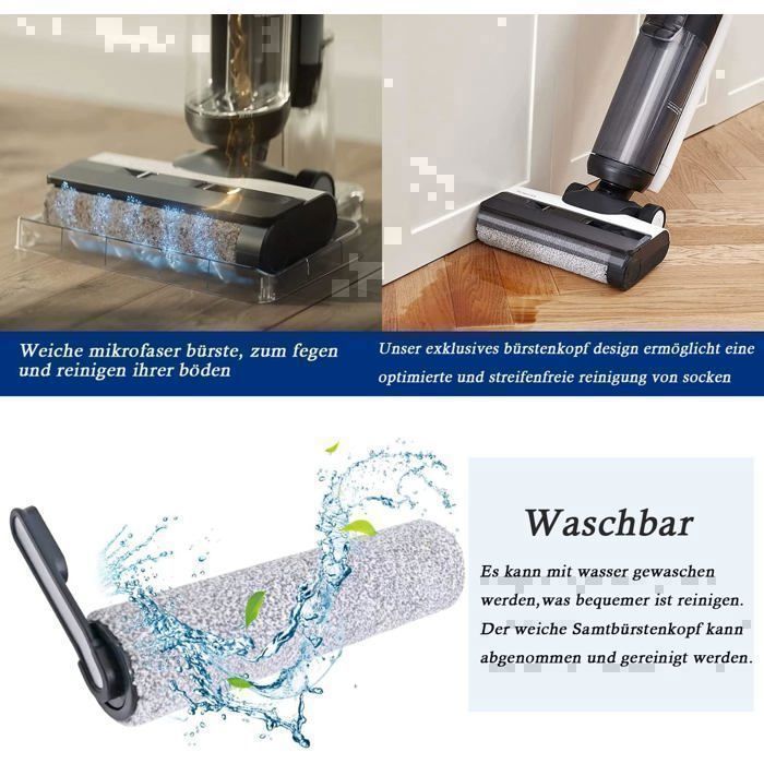 Set d'accessoires - NETBOAT - Floor One S5 Combo - 2brosses à rouleau - 2 filtres - Aspirateur sans fil