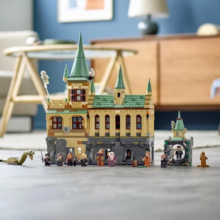 LEGO® 76389 Harry Potter™ La Chambre des Secrets de Poudlard Jouet Château avec Grande Salle + Figurine Edition 20ème Anniversaire