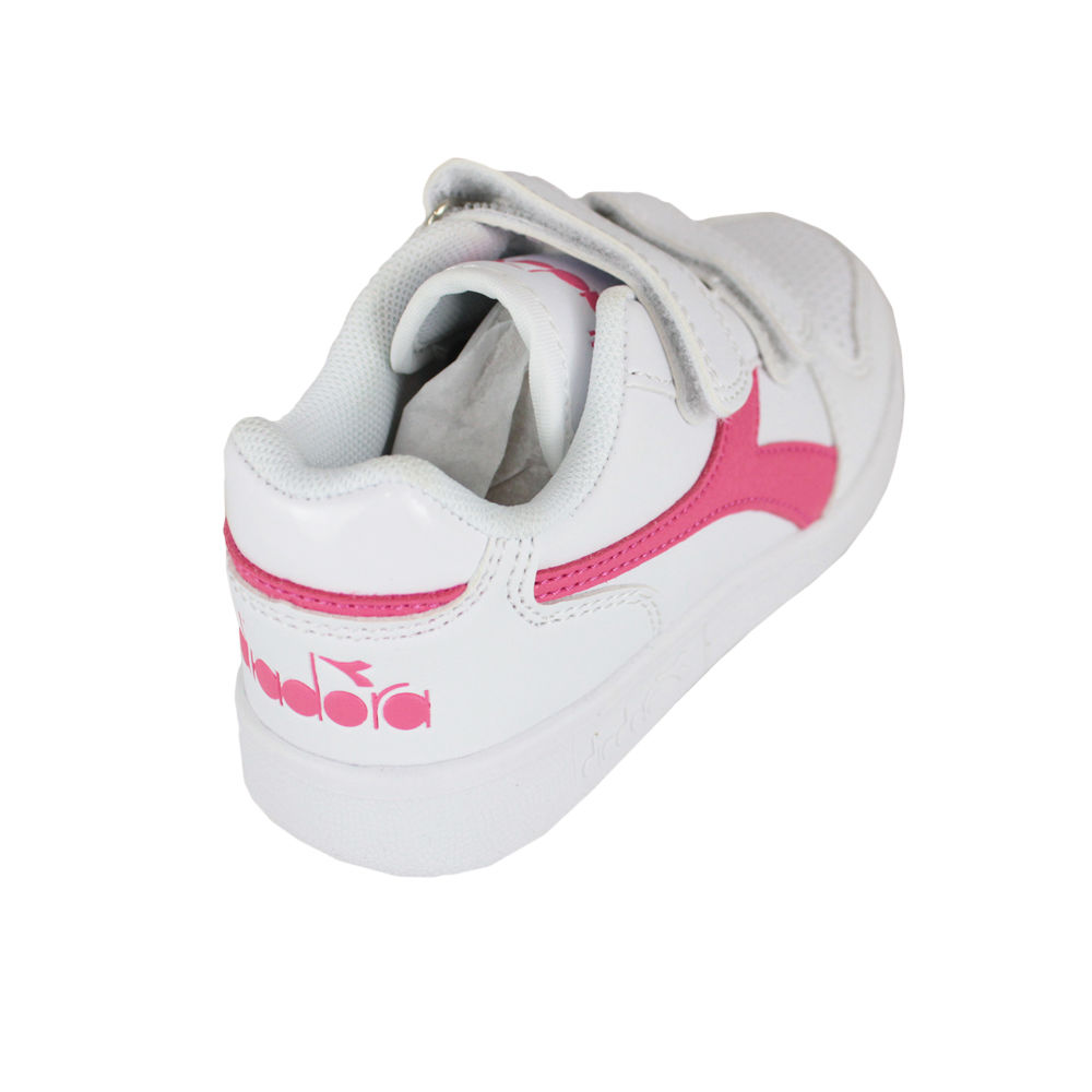 Tenisice Diadora Playground Ps Girl C2322 Bijele/vruće ružičaste