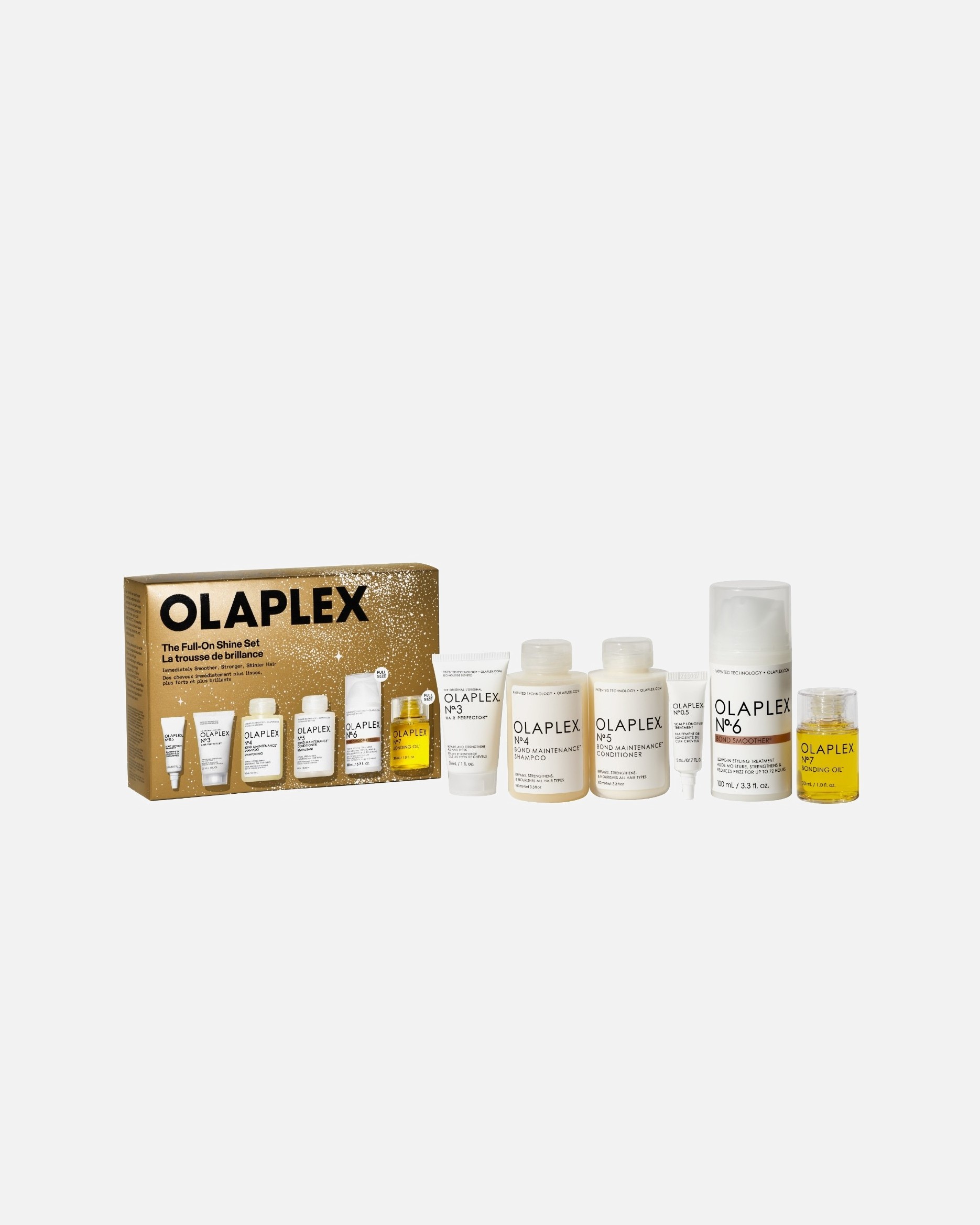 Sada na starostlivosť o vlasy Olaplex pre plný lesk – 1 kus