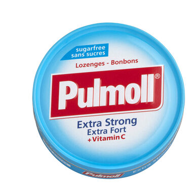 Pulmoll Bonbons Sugar Free Extra Strong Vitamin C Soothing Throat Lozenges 45g