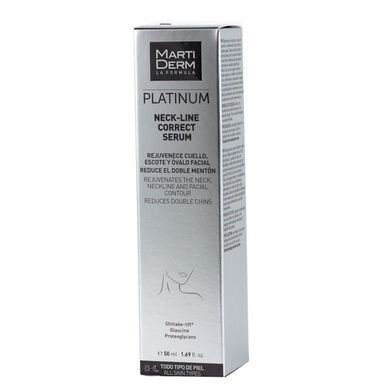 Martiderm Platinum Neck Line Correcting Serum Zpevňující sérum proti vráskám na krk a dekolt 50 ml 50 ml