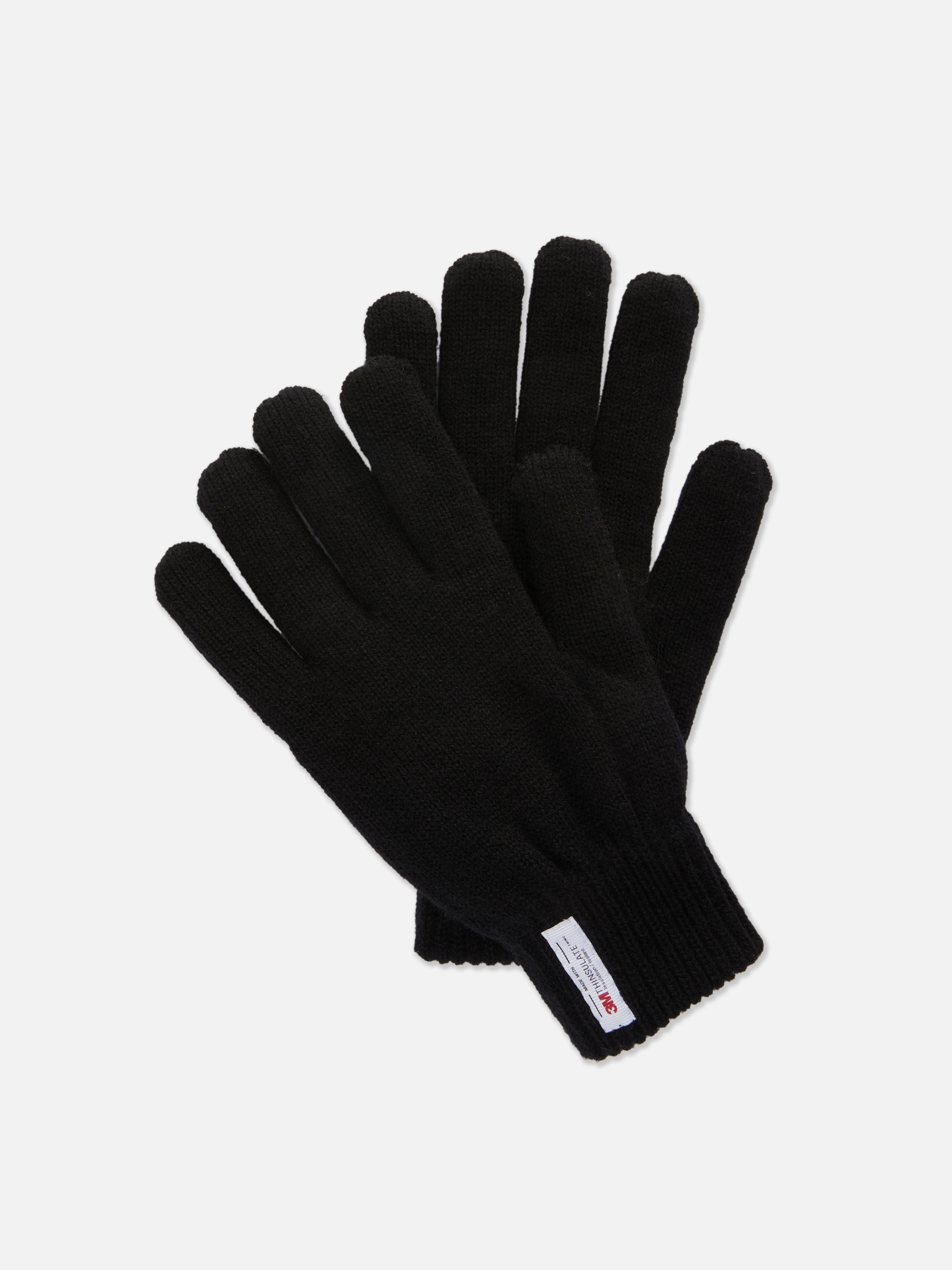 Thinsulate-Handschuhe: 3M Strick-Thermohandschuhe, die Sie an kalten Tagen warmhalten.