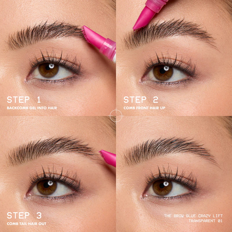 NYX Professional Makeup The Brow Glue Crazy Lift dlhotrvajúci gél na obočie