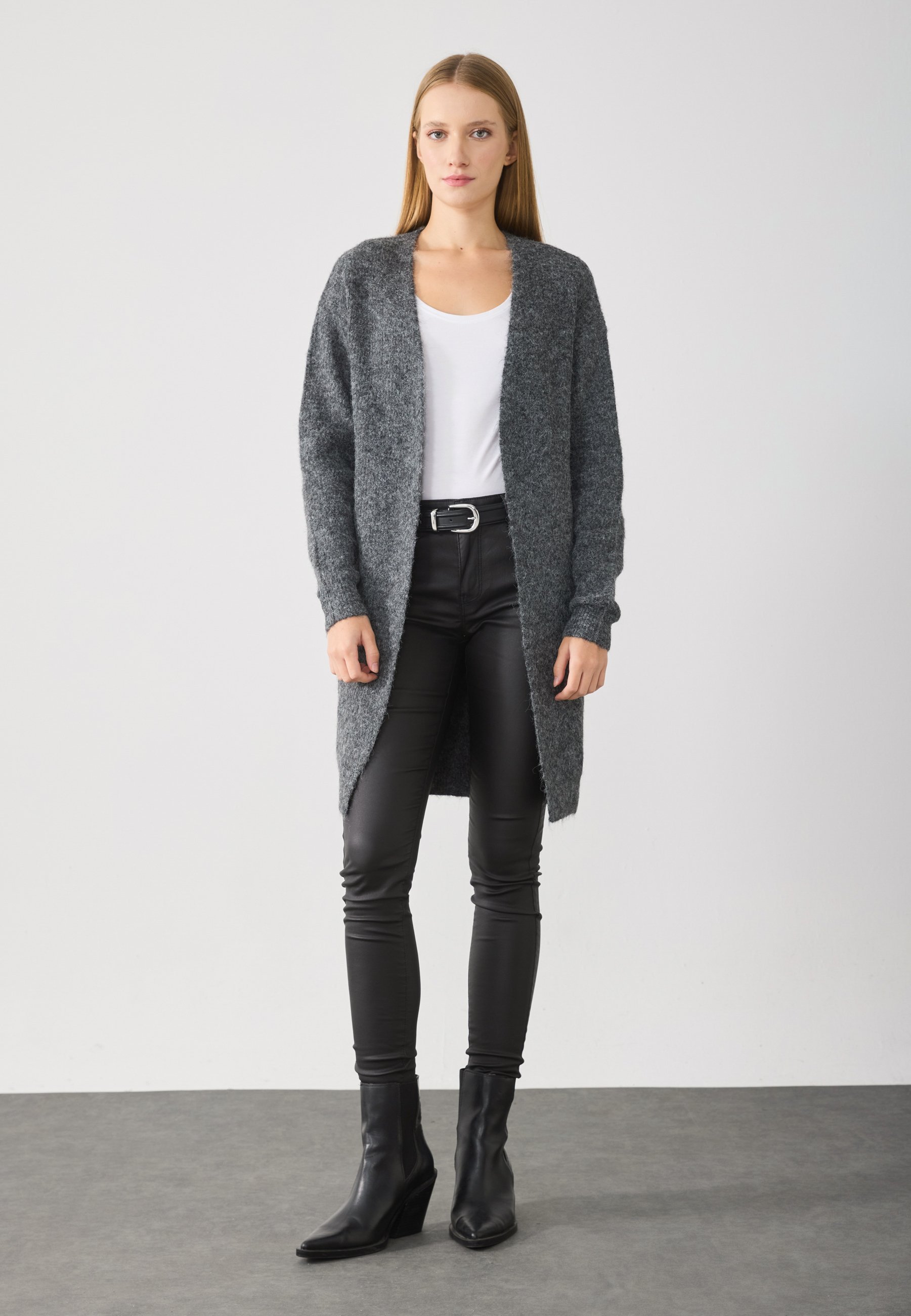 Cardigan Anna Field - grigio scuro mélange
