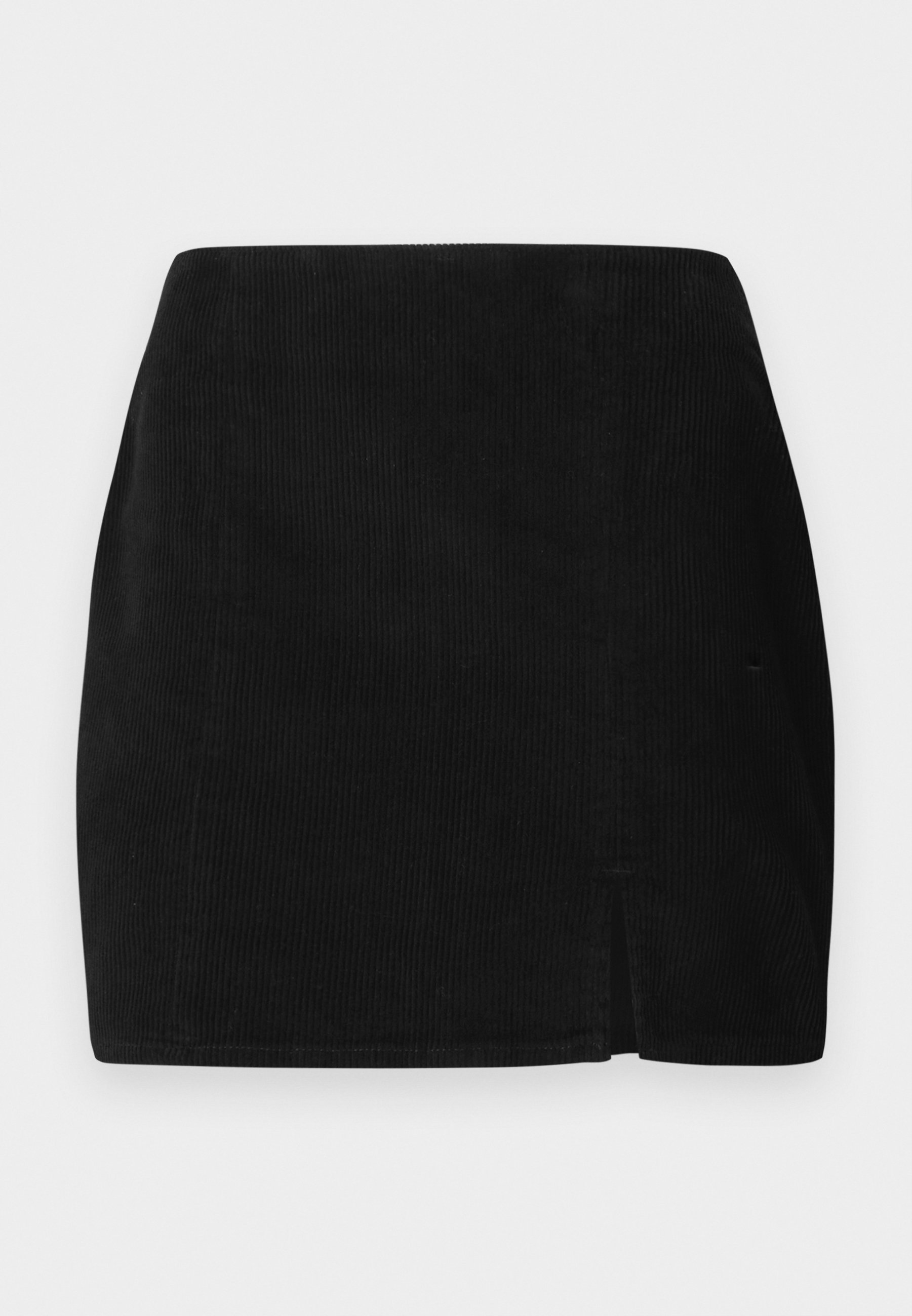 ONLY ONLLENI GLOBAL SLIT SKIRT - Mini sukně - black