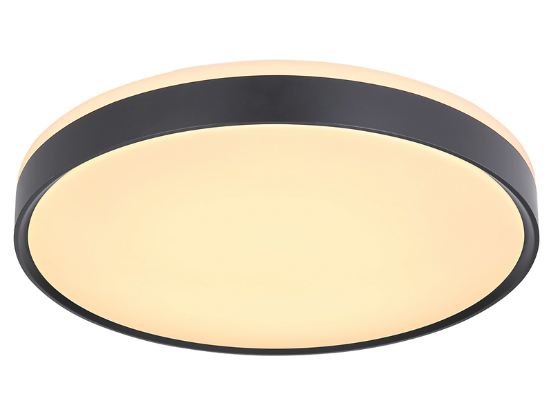 Plafon Sonny LED 49 cm metalowy czarny